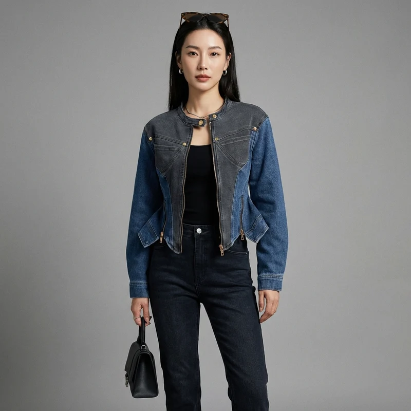 Veste Zippée Décontractée