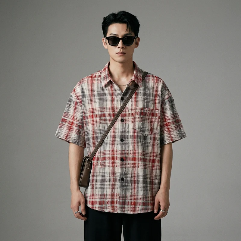 Chemise Carreaux Décontractée