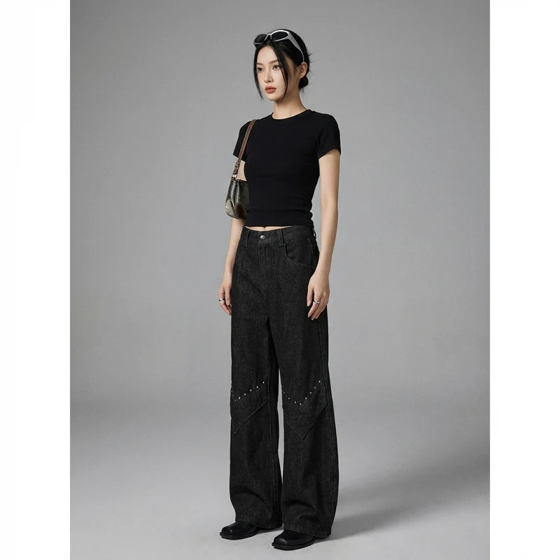 Jean Denim Coupe Droite