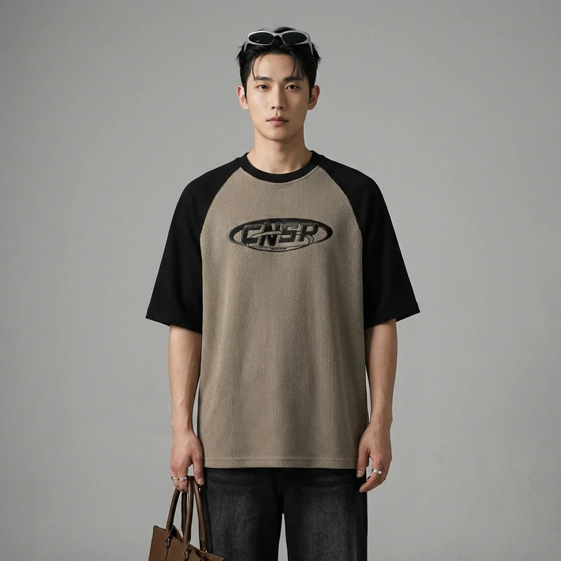 T-Shirt Oversize Imprimé Lettres