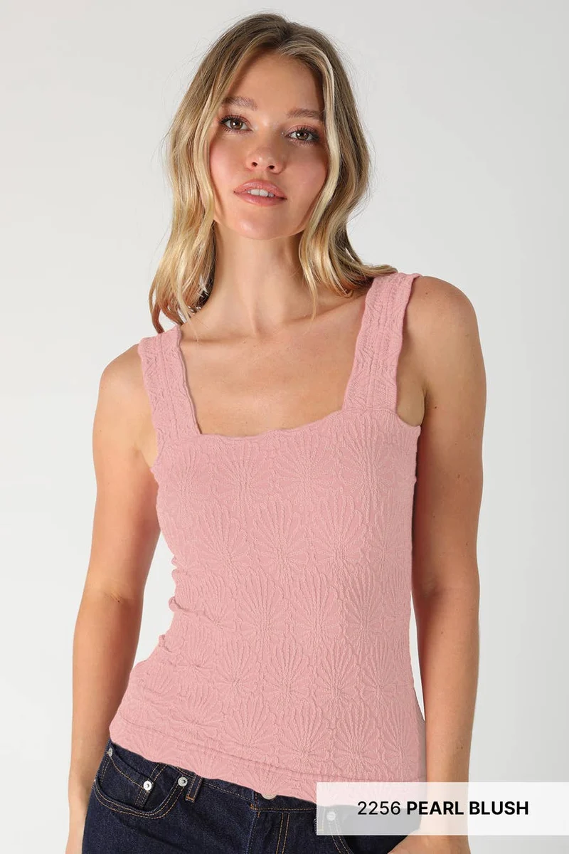 Lace Textured Square Top