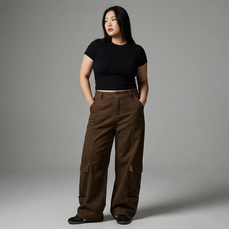 Pantalon Cargo Coréen
