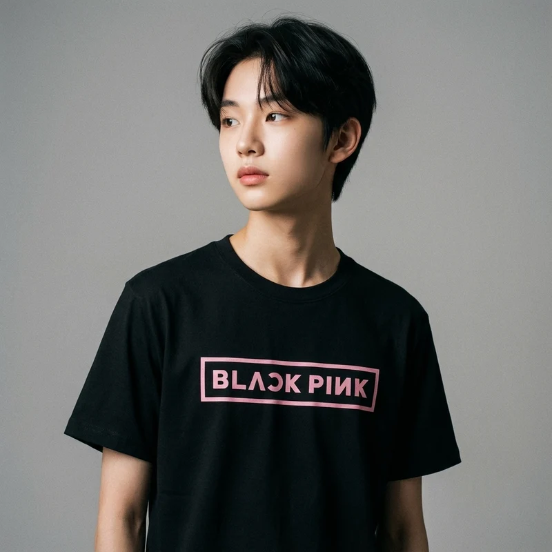 T Shirt Blackpink Rose