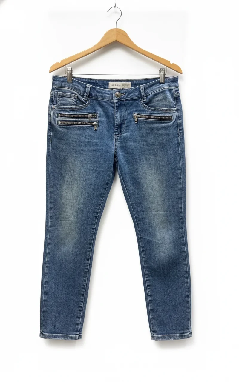 Mos Mosh smala blå jeans