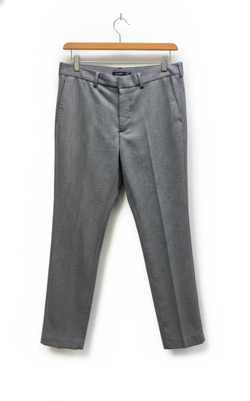 Selected Homme grå slim fit-byxor