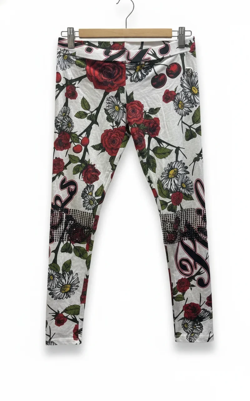 Philipp Plein Junior blommiga leggings