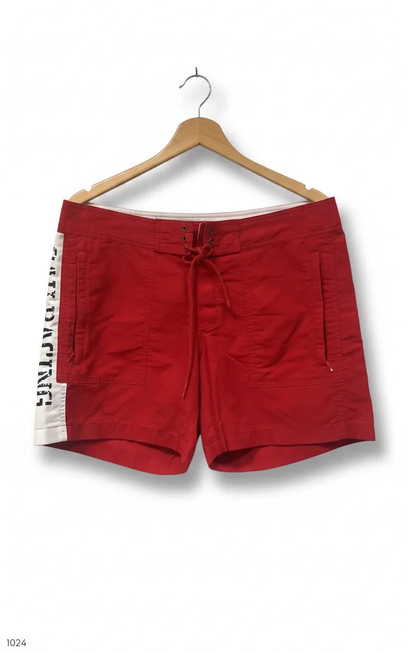 Sail Racing röda shorts med dragsko