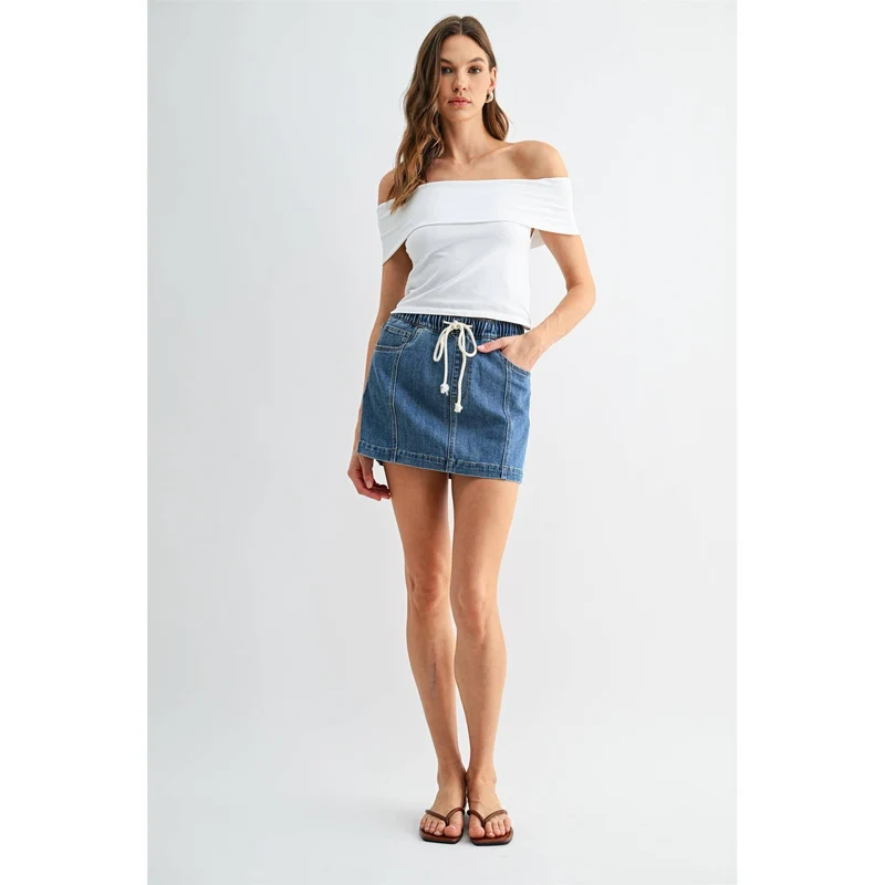 The Easy Does It Denim Skirt