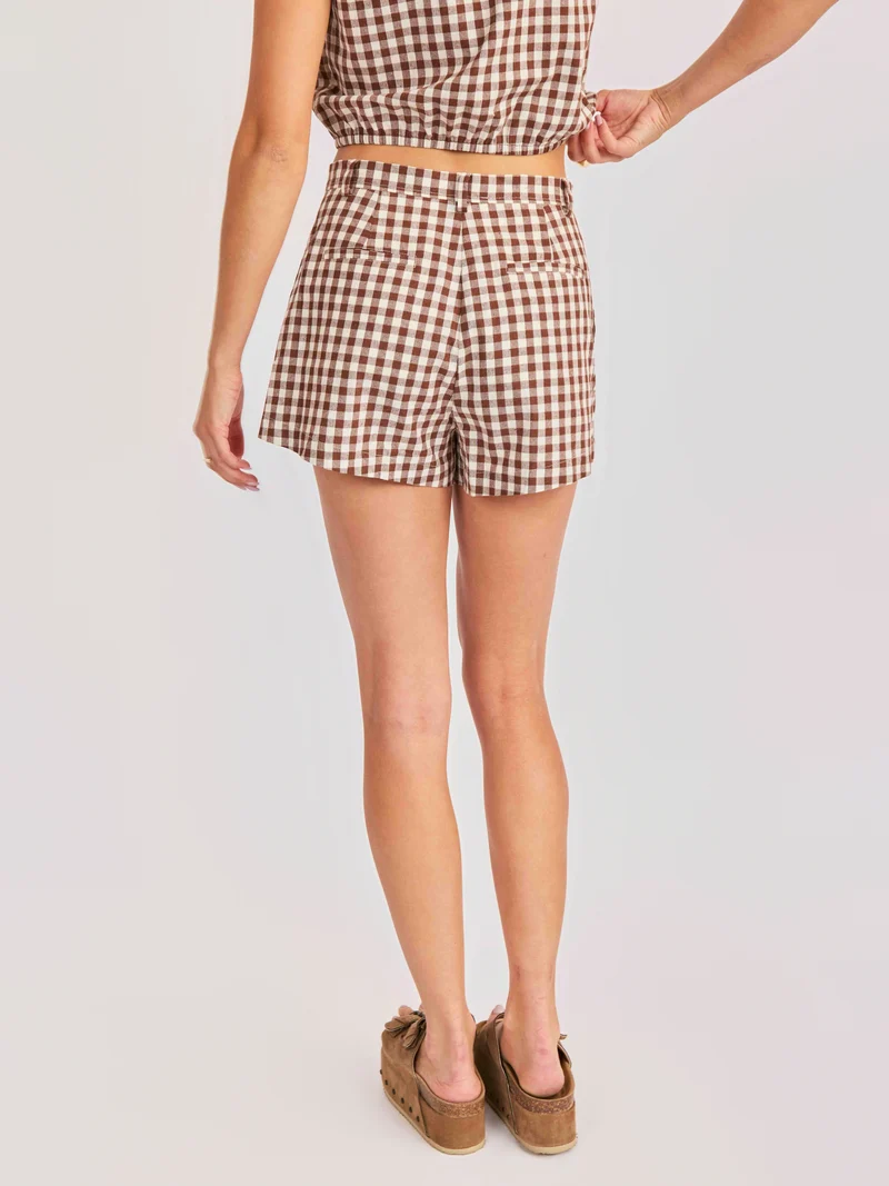 Mustang Gingham Shorts