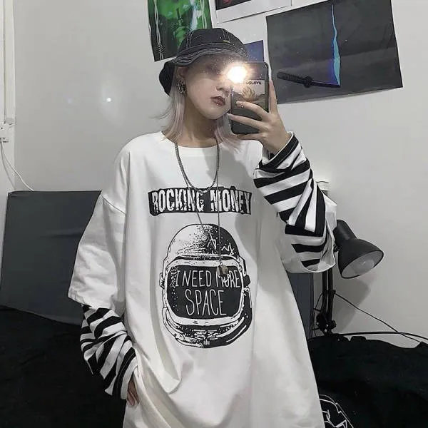 T Shirt Streetwear Coréen