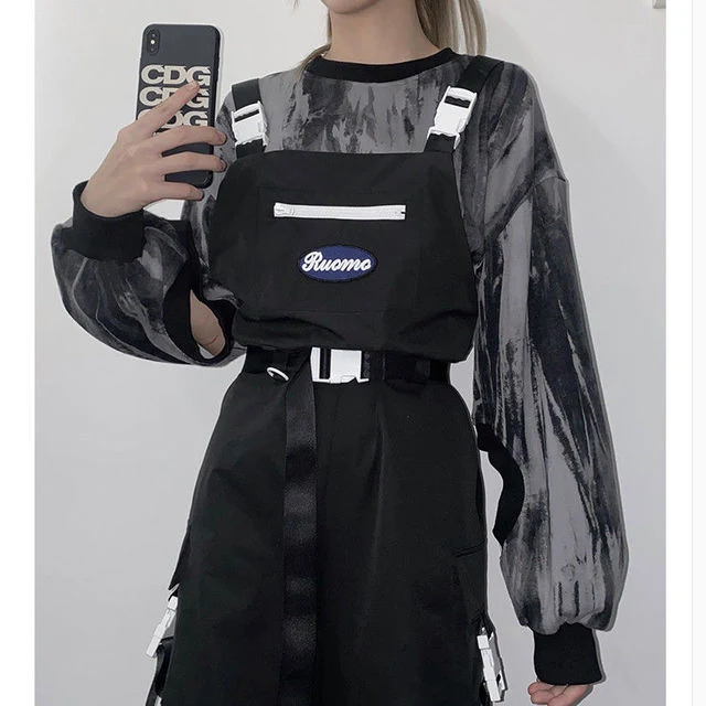 Salopette coréenne techwear
