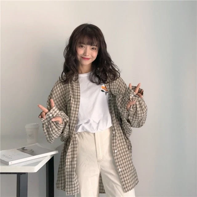 Chemise femme oversize