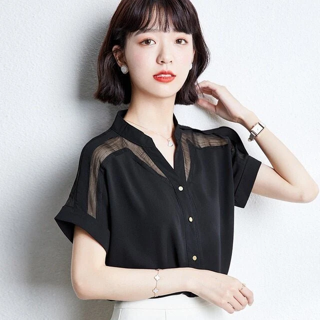 Chemise coréenne chiffon