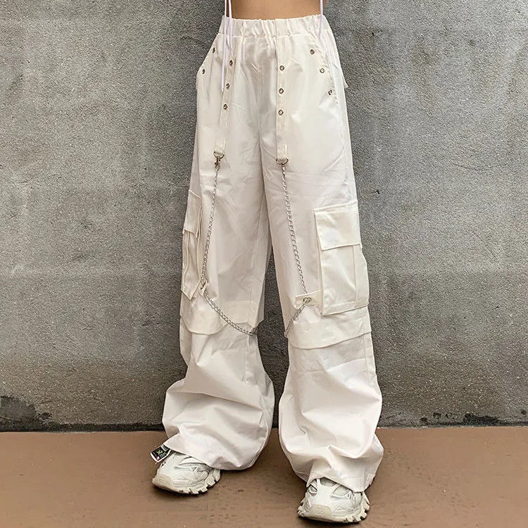 Pantalon Baggy Blanc