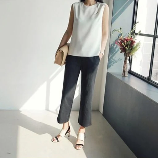 Pantalon coréen en lin