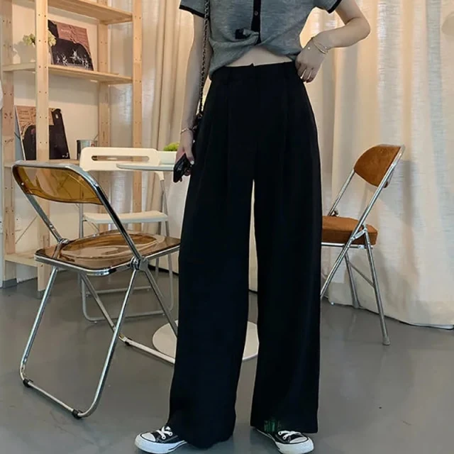 Pantalon coréen en toile
