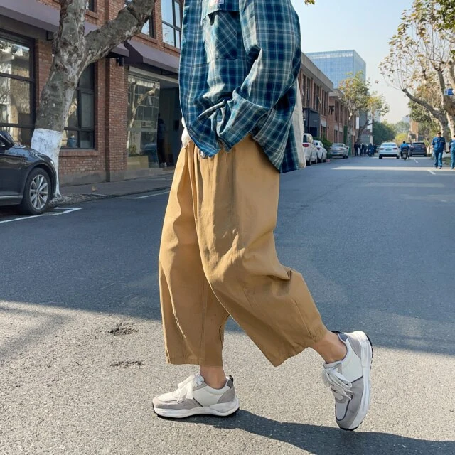 Pantalon droit large
