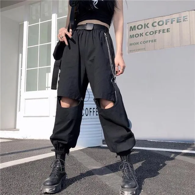Pantalon ouvert Punk