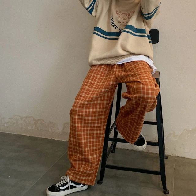 Pantalon plaid vintage