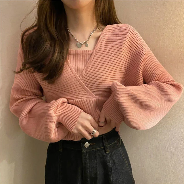 Pull élégant femme coréenne