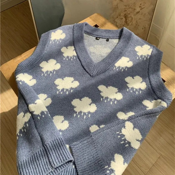 Pull coréen nuages