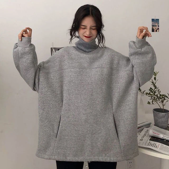 Pull col roulé coréen