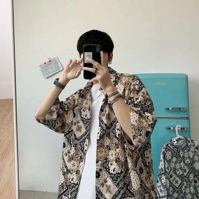 Chemise motif cachemire