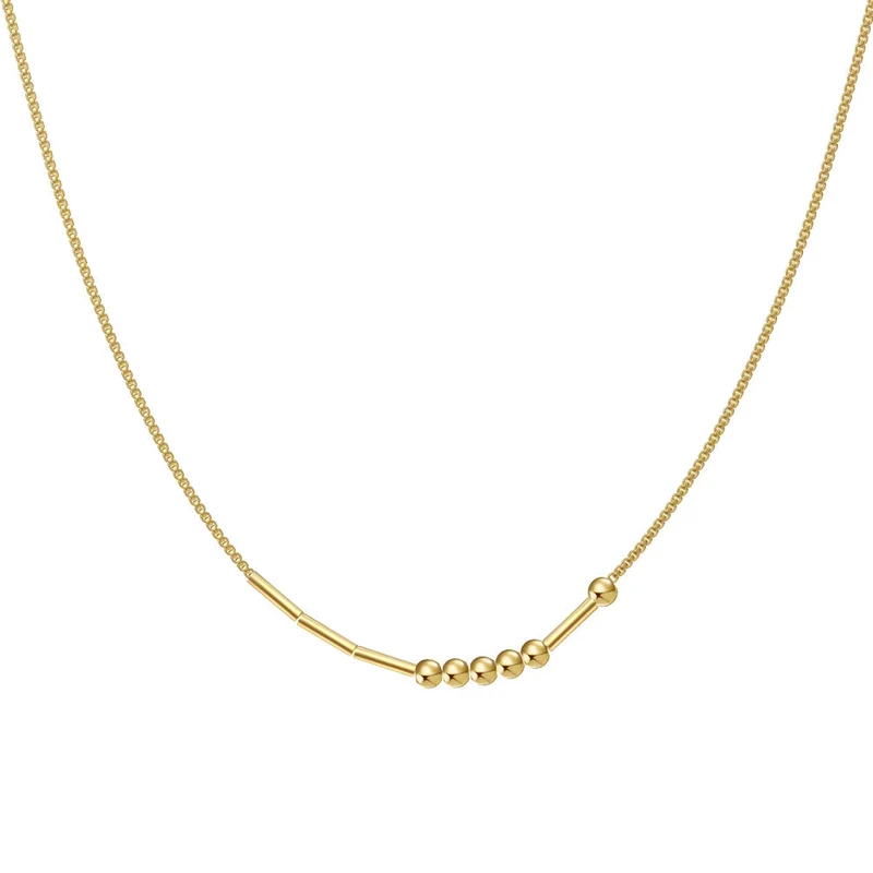 Jewelance™ MinimalistNecklace: Mode Minimalist Personligt Morse Code Halsband