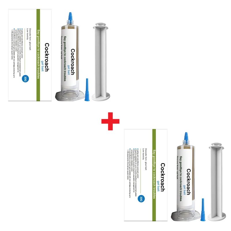 CockroachBait 1+1 GRATIS - Kraftfull Kackerlacka Döda Bait Gel