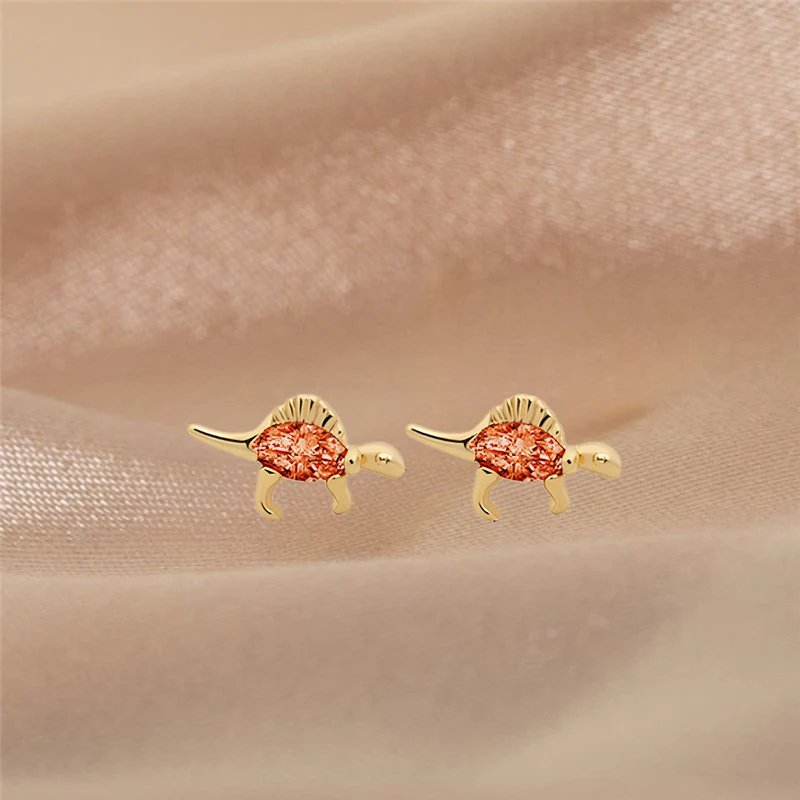 Jewelance™ DinoEarrings 1+1 GRATIS: Söta Styla Minimalistiska Dinosaurieörhängen