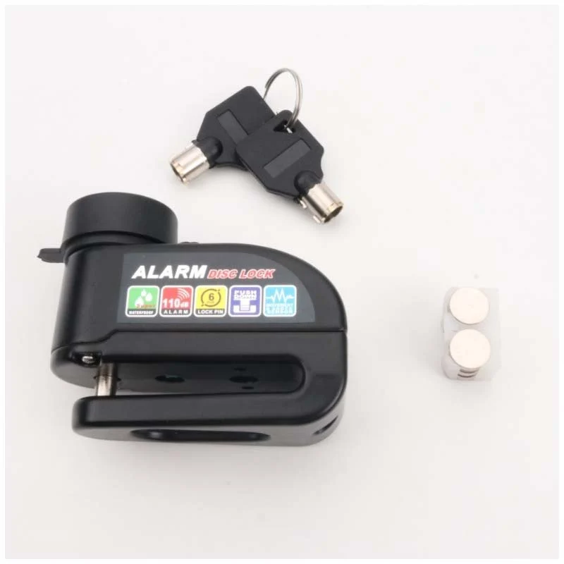 DiscLock - Tungt Valt Disc Bromslås Antistöld Säkerhetsalarm System