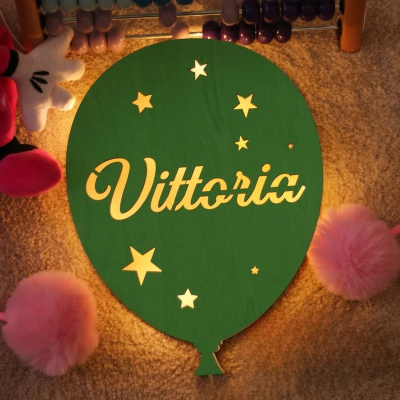 Ledsen™ BalloonLamp: Kreativ Personlig Ballong Nattlampa