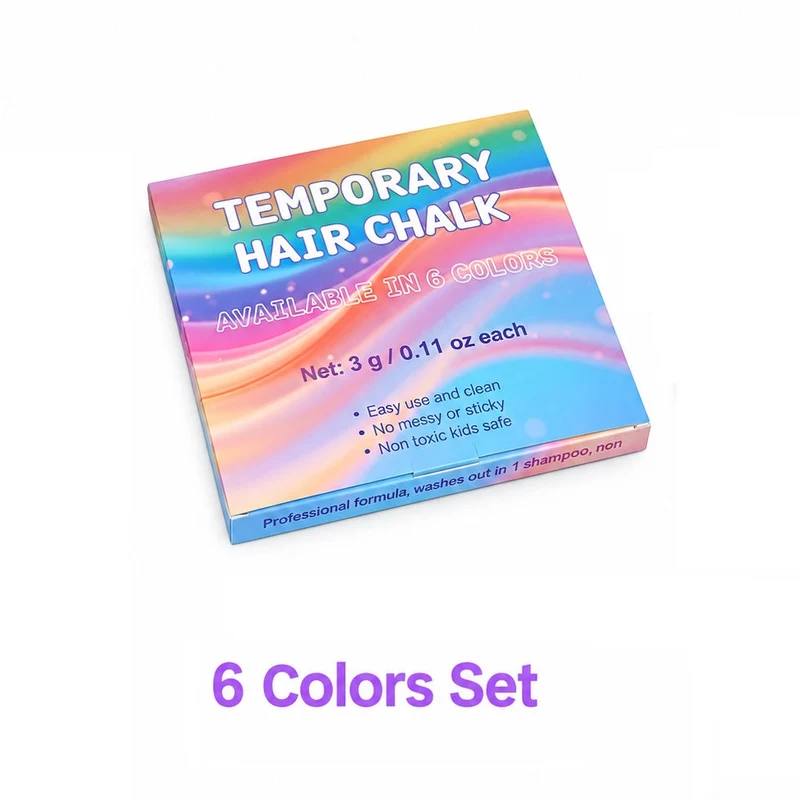 Rose® ColorPop - Temporär Hårfärg Pop Krita Set För Barn Och Vuxna