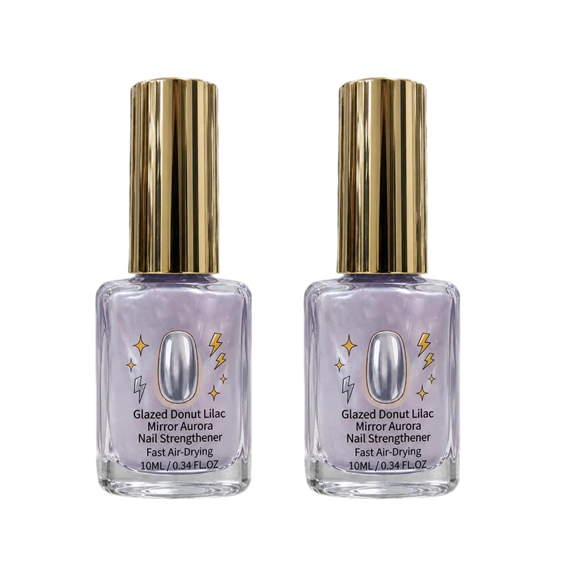 NailStrengthener 1+1 GRATIS - Glansig Finish Nagelförstärkare Snabbt Lufttorkande Nagellack