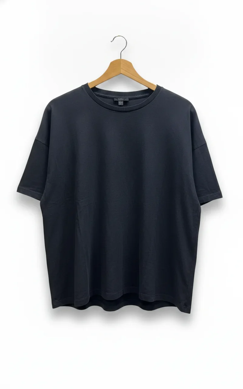 COS oversize marinblå t-shirt