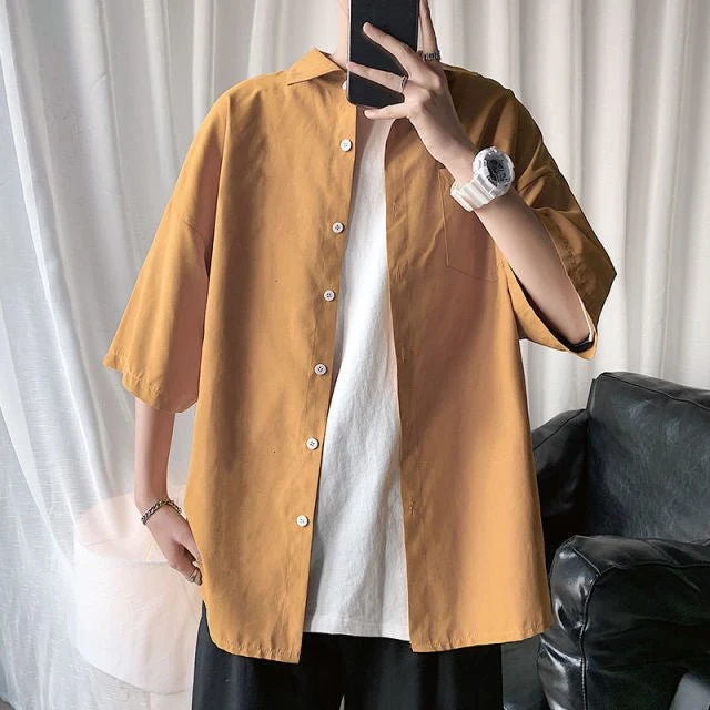 Chemise coréenne oversize