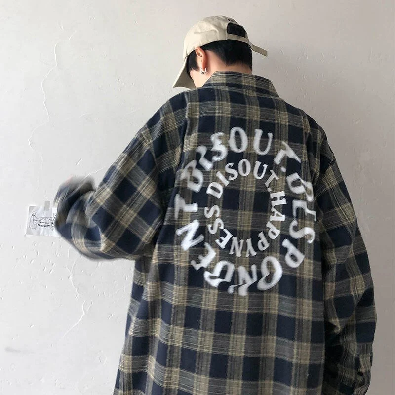 Chemise plaid à carreaux