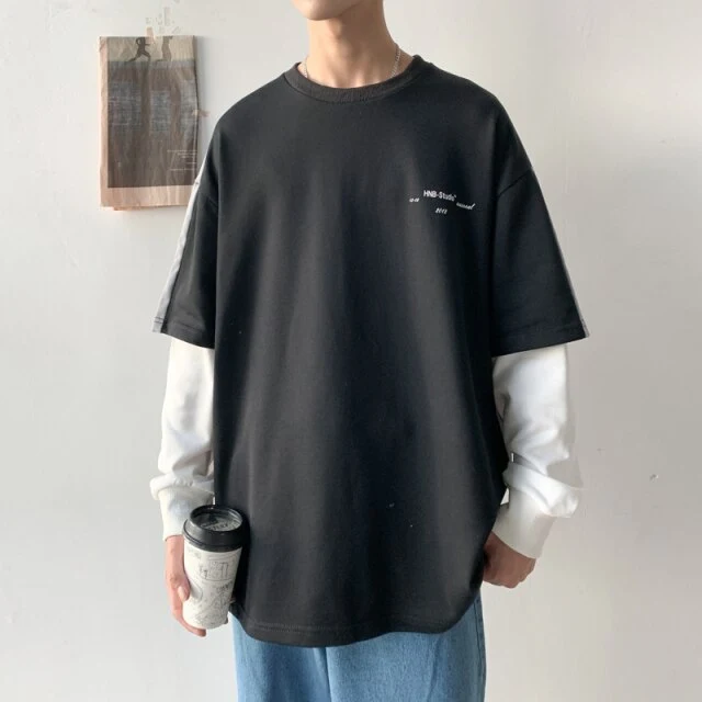 Pull coréen fausses manches