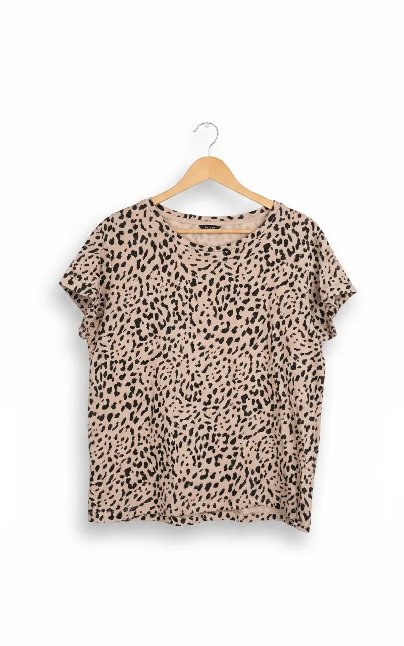 Lindex djurmönstrad t-shirt med kort ärm