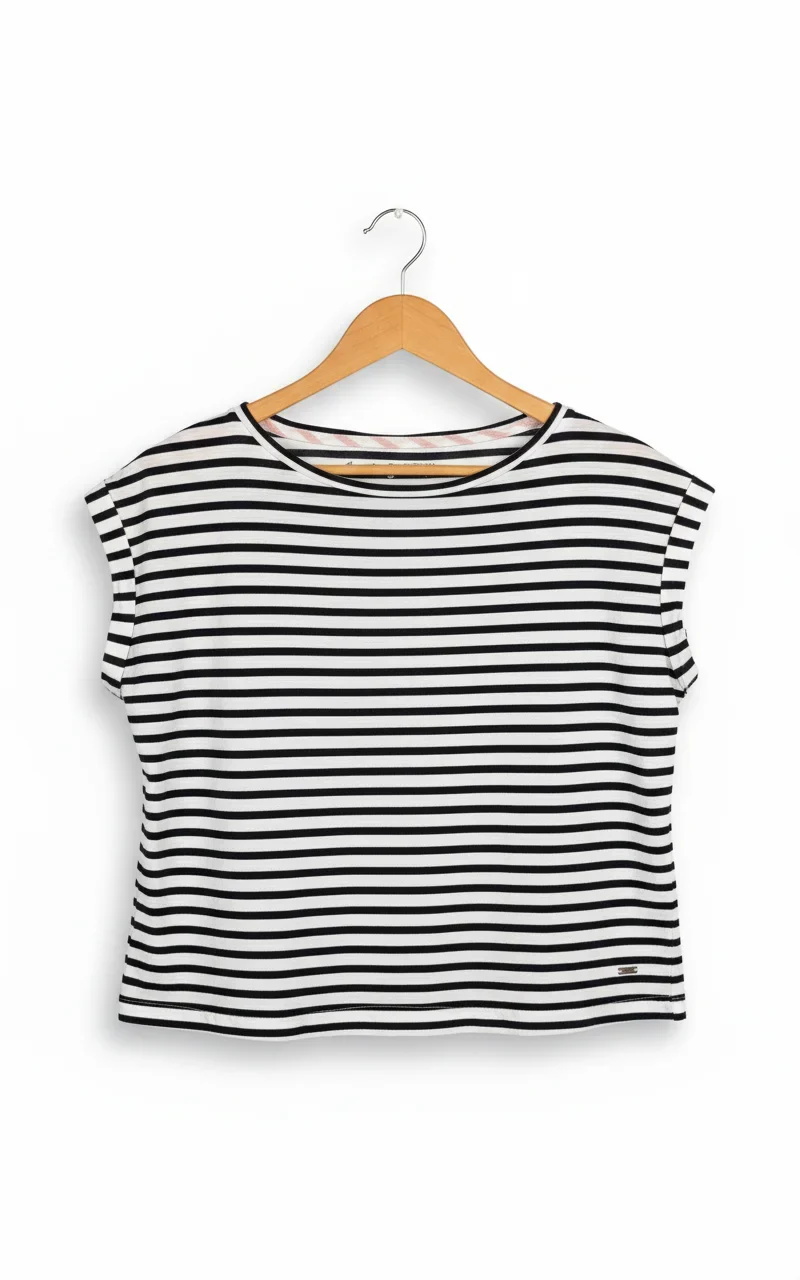 Hampton Republic randig t-shirt med kort ärm