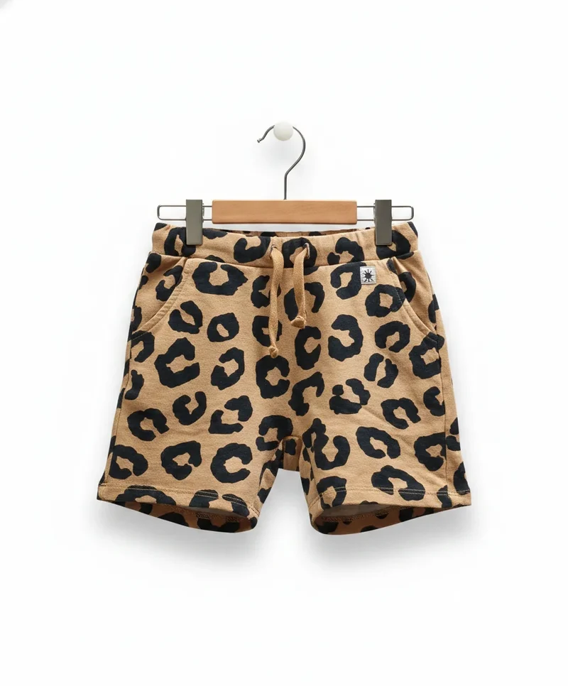 Lindex baby shorts med leopardmönster