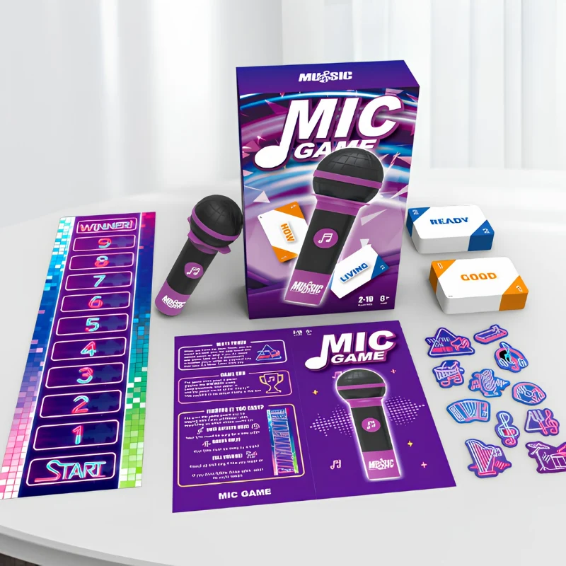 Kletshuts™ MusicGame – Interaktiv Musikmikrofon Roligt Familjespel