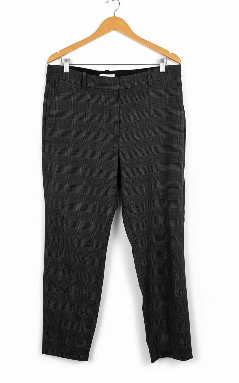 H&M rutiga skräddade byxor