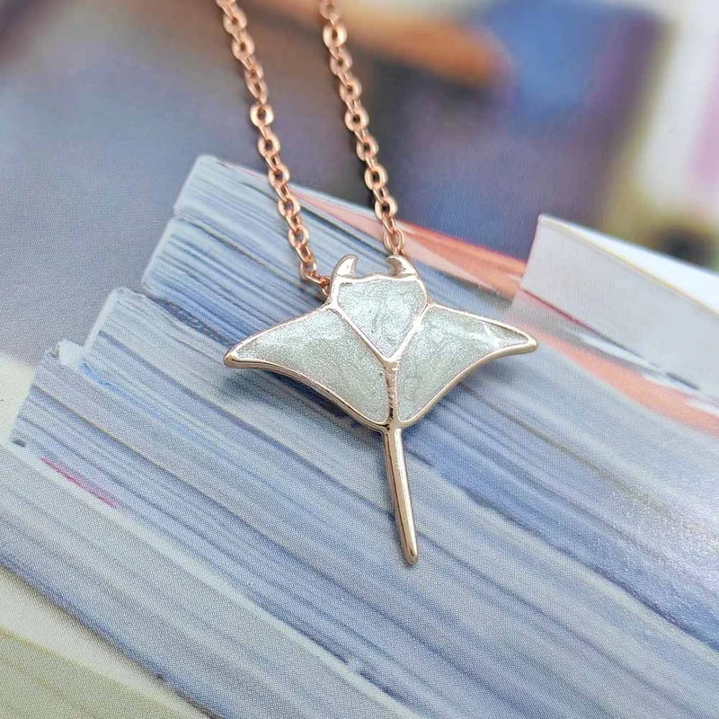 Jewelance™ MantarayNecklace 1+1 GRATIS: Elegant Manta Ray Sommarhalsband