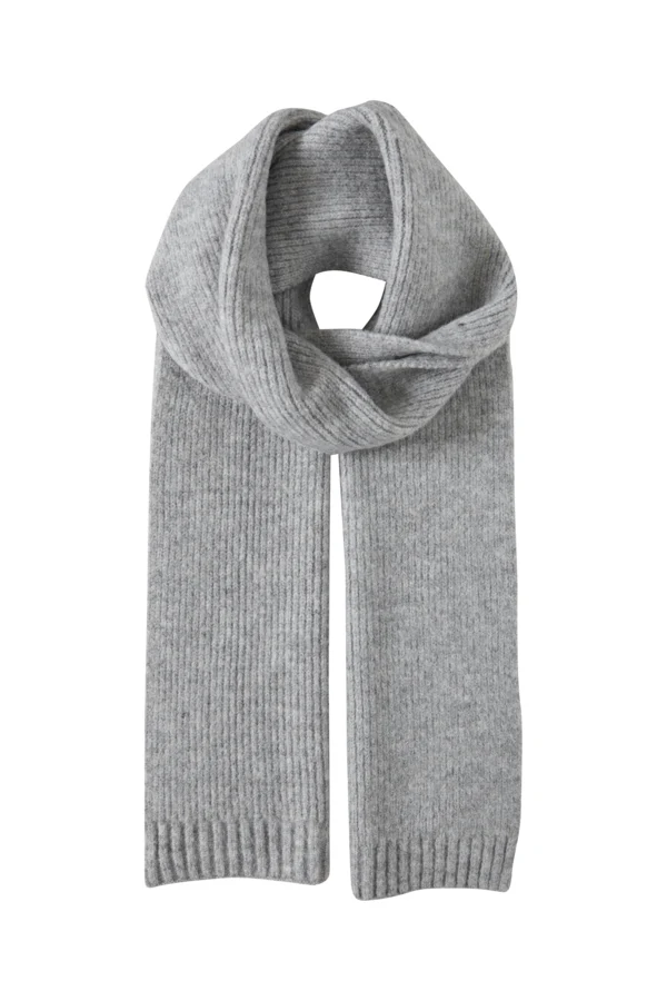 Halsduk Ivo, light grey melange