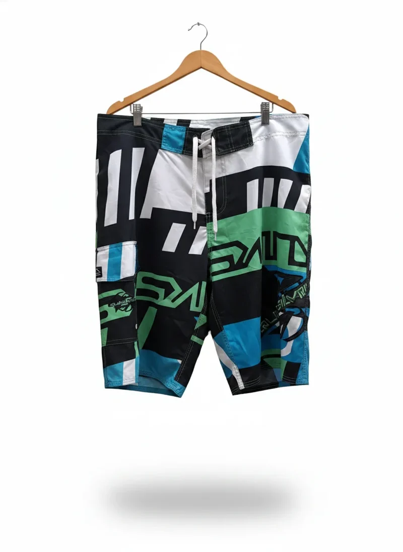 Quiksilver färgblock träningsshorts