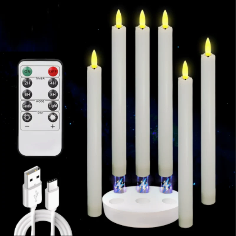 Ledsen™ CandleLights - Uppladdningsbara Dekorativa Ambient Ljus Med Fjärrkontroll