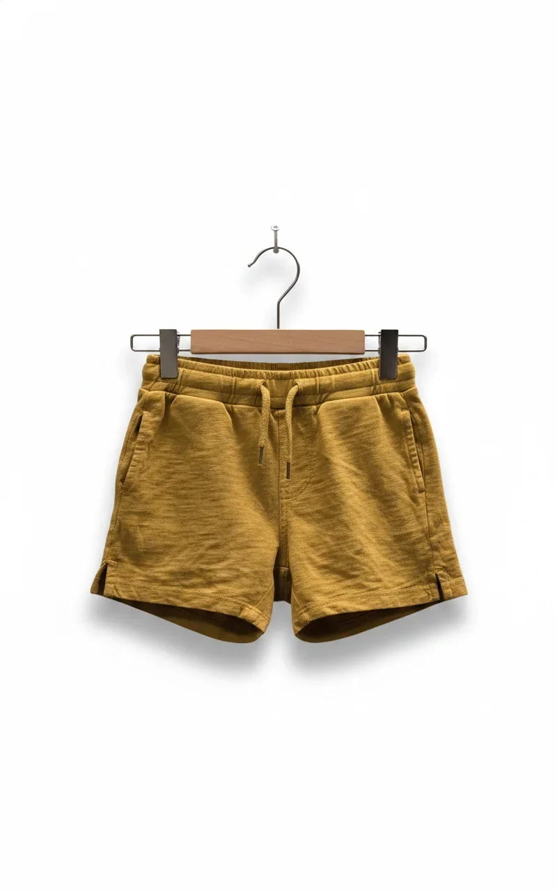 Lindex barn senapsgula shorts