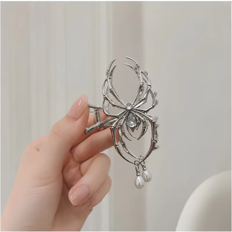Rose® HairClaw 1+1 GRATIS: Stilren Gotisk Spindeldesign Hårklämma Accessoar