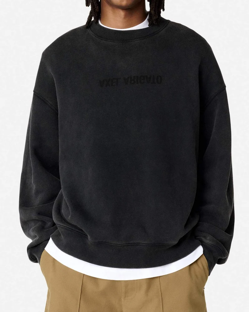 Distort Washed Sweatshirt